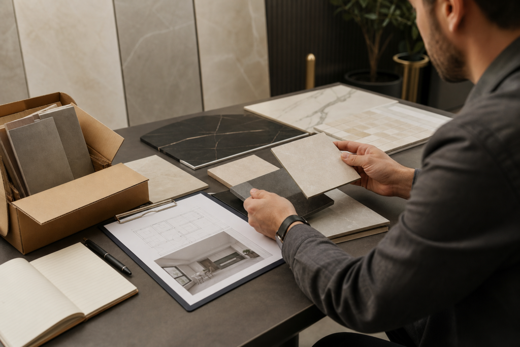 ceramic tiles manufacturer sourcing review with sample approval packaging and delivery planning