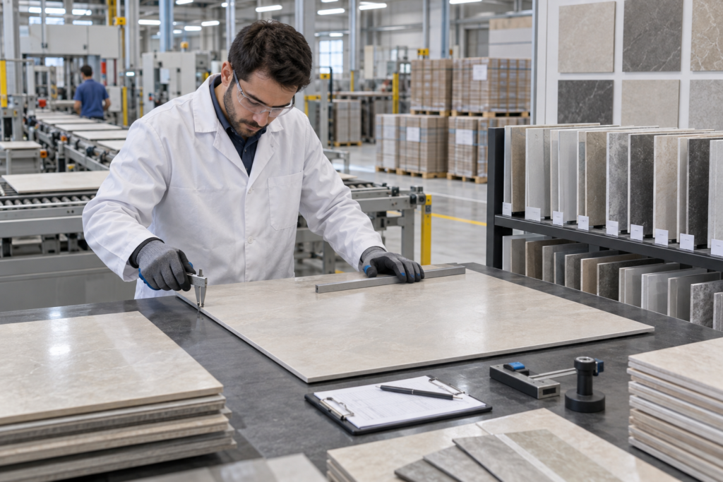 ceramic tiles manufacturer batch quality control