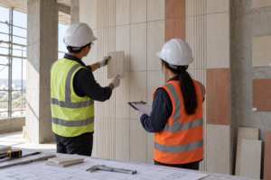 ceramic tiles manufacturer approved mockup handover